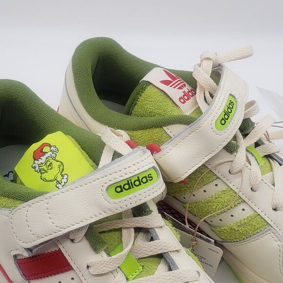 Adidas Forum Low x The Grinch (ID3512) - Limited Edition Holiday Sneakers, - Picture 5 of 10